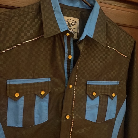 El General Western Shirt - Black 44320
